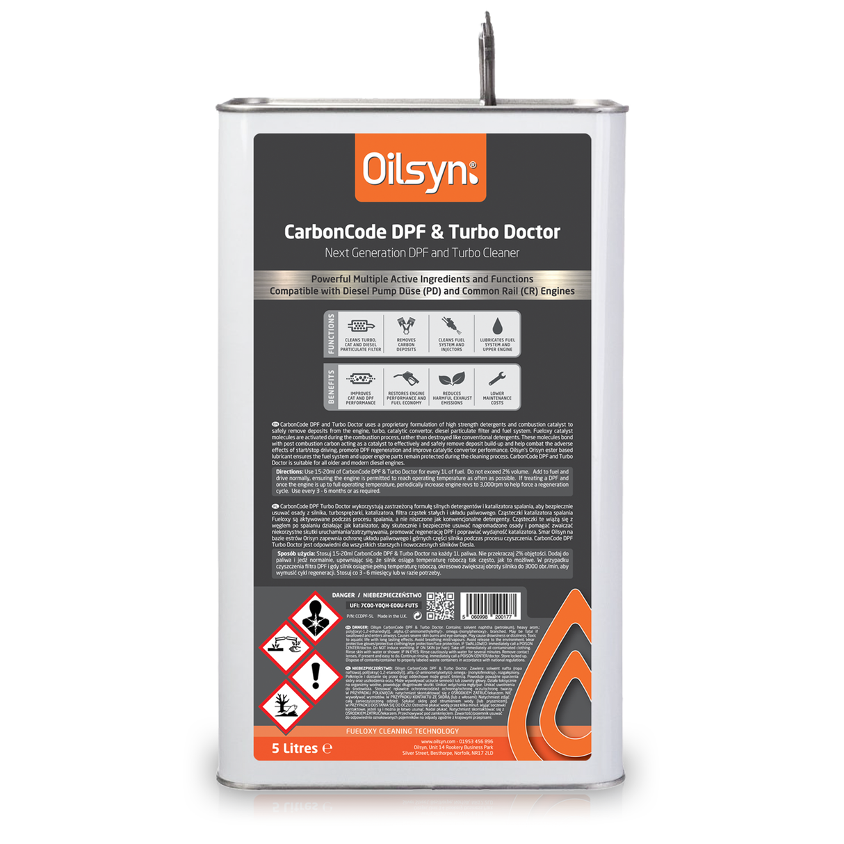 Oilsyn CarbonCode DPF & Turbo Doctor